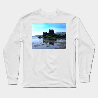 Eilean Donan Castle in the Highlands of Scotland Long Sleeve T-Shirt